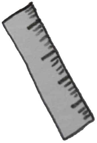 A straight ruler